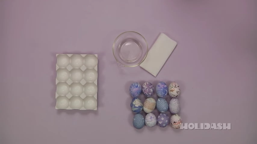 Техника на бојадисување велигденски јајца со свила 6 4 сл