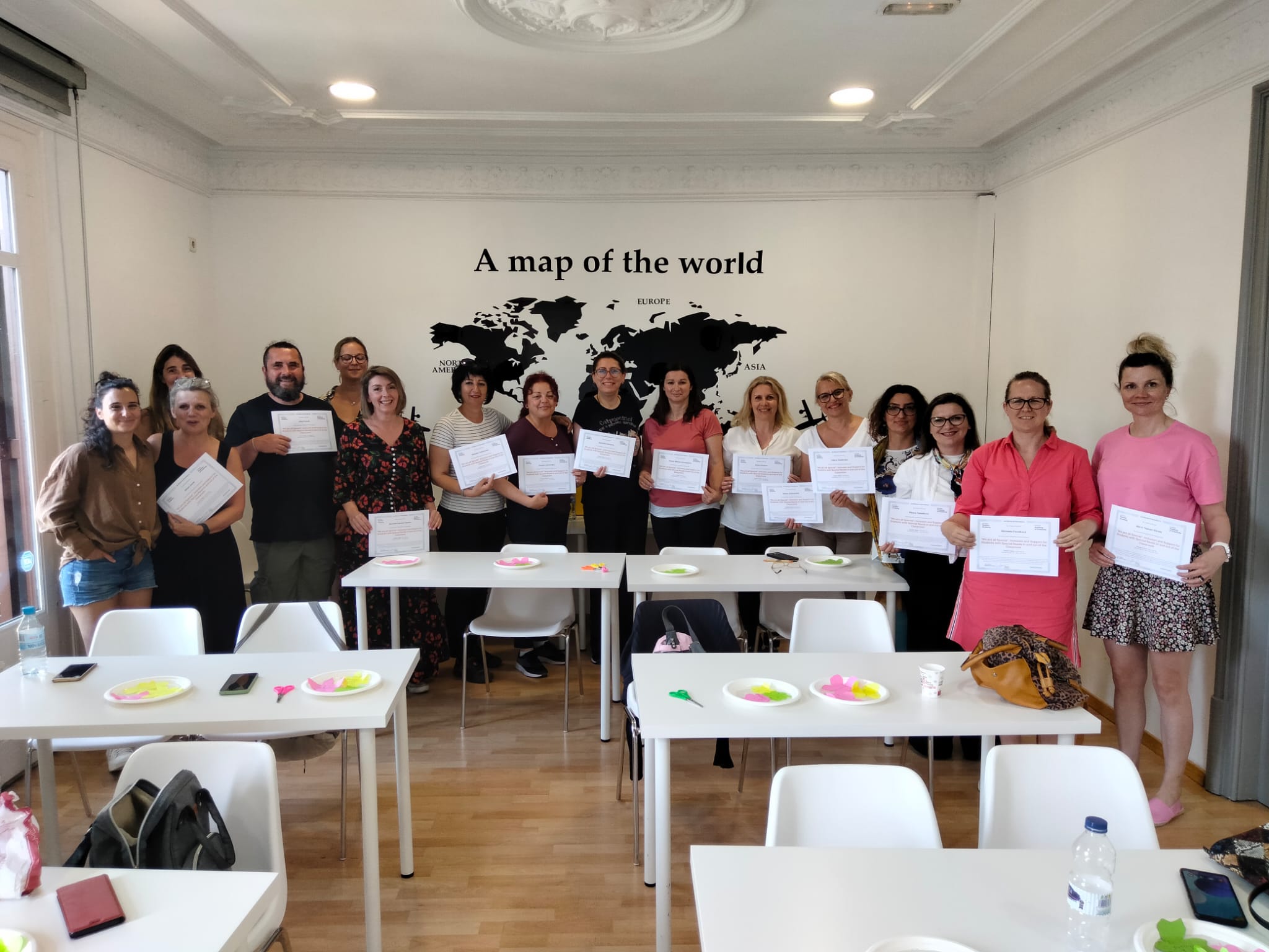 Наставници од ООУ „Ѓорѓи Сугарев“ Битола на обука во Шпанија се стекнаа со сертификати за инклузивна настава 3 281662998 5019432461507553 8176744757195724161 n