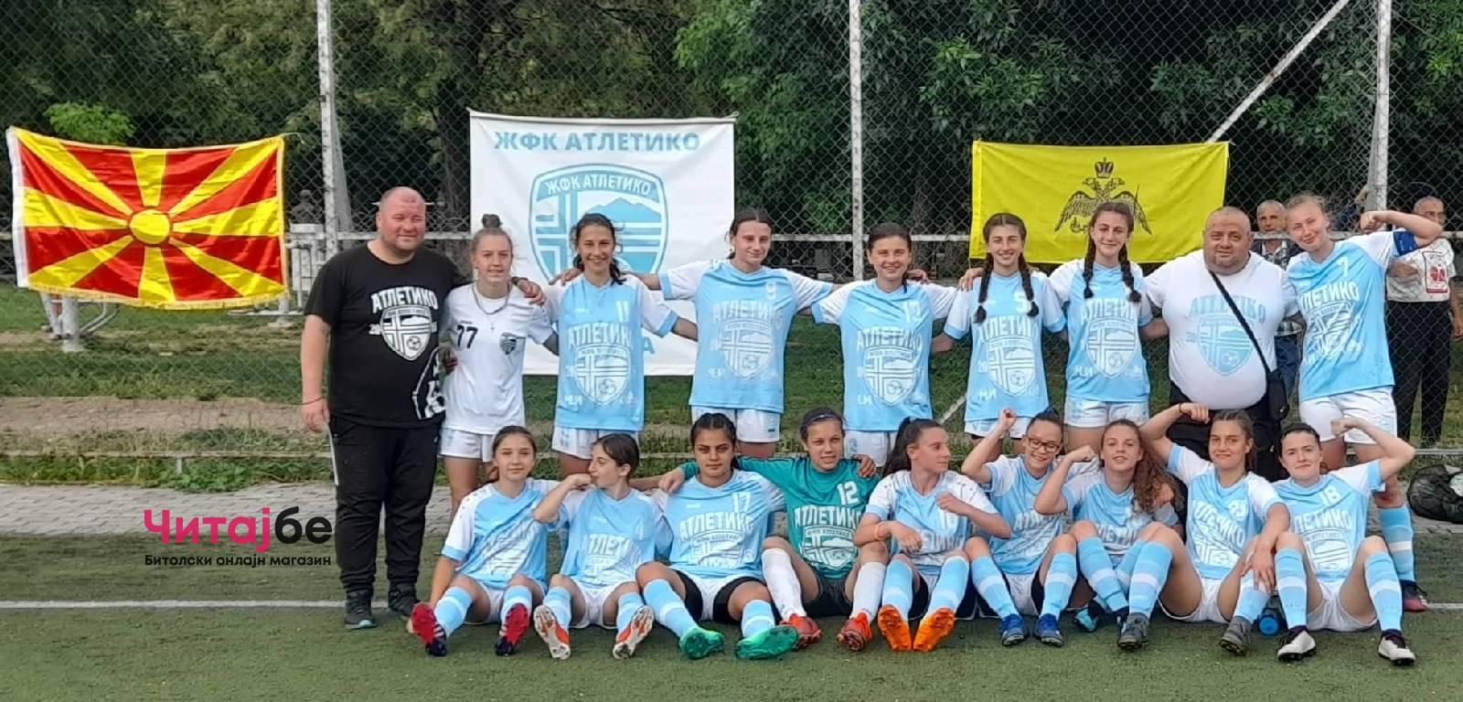 Младинките на ЖФК Атлетико шампионки на Македонија - за подемот во женскиот фудбал со Никола Гелевски, тренер на ЖФК Атлетико 32 Атлетико 49