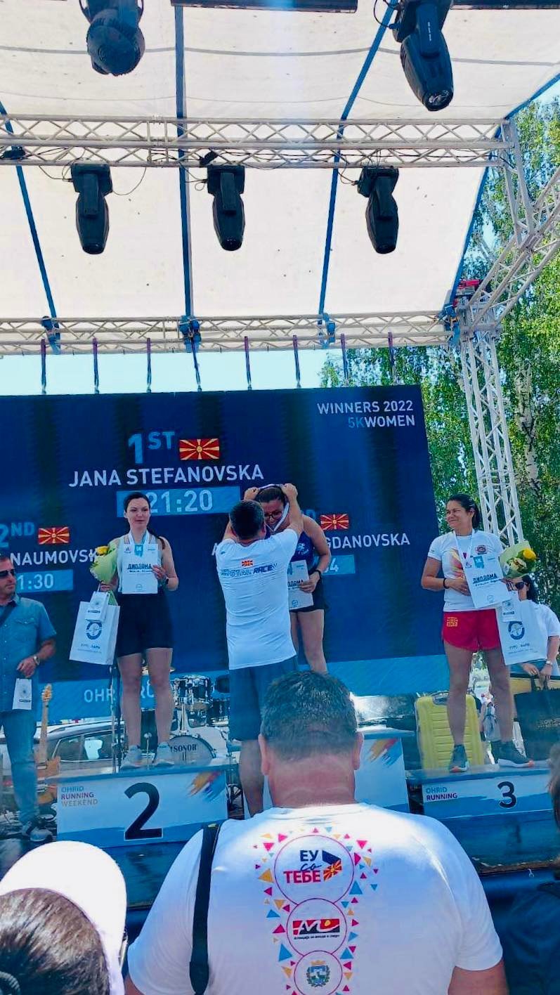 Битолската атлетичарка Јана Стефановска победничка на 5К трката на Охрид ТрчаТ 4 285002068 542646514012922 7418406199264808993 n