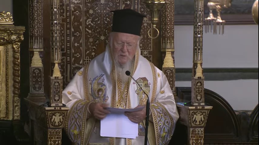 Патријаршиската и синодална литургија во Фанар заврши со прегратка на Патријархот г.Вартоломеј и Архиепископот г.Стефан 6 вар