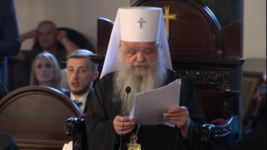 Патријаршиската и синодална литургија во Фанар заврши со прегратка на Патријархот г.Вартоломеј и Архиепископот г.Стефан 7 стеф