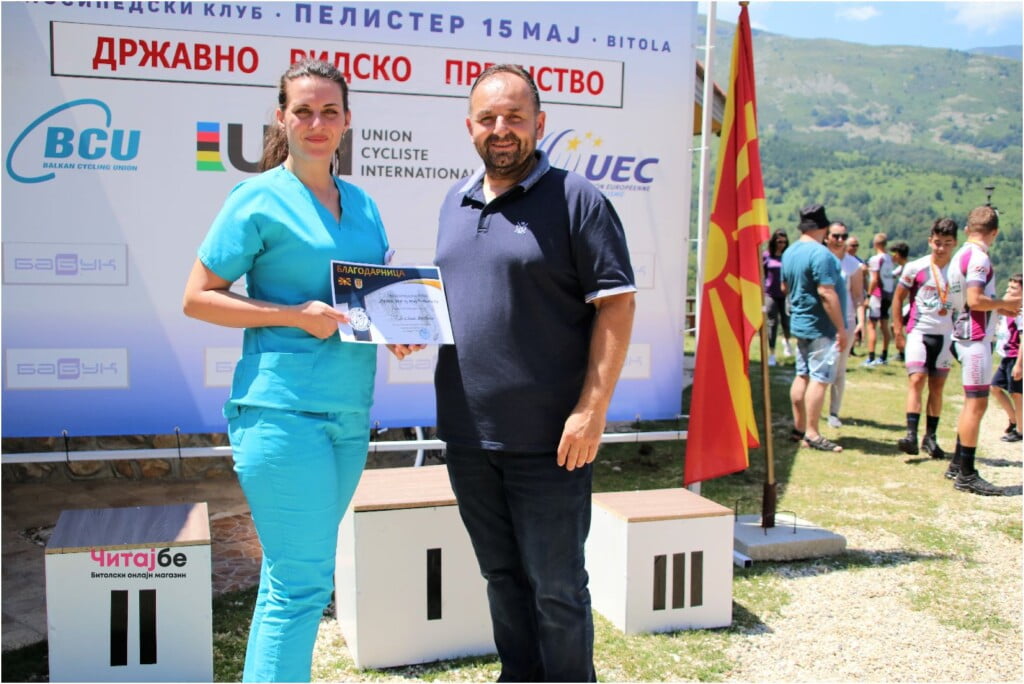 Се одржа Државното ридско првенство на Македонија - крајна цел ски центарот Нижеполе 6 velosipedisti 47
