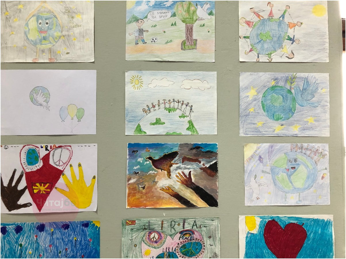 Доделени наградите за изложбата „Цртаме за мир“ во чест на Татјана Петрова 18 izlozba rotari 16