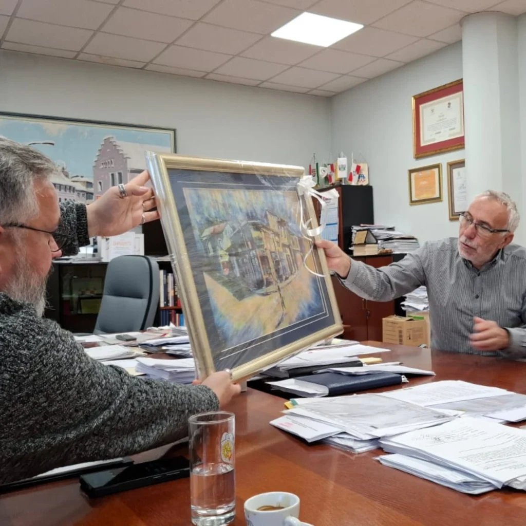 ДЛС „Свети Кирил и Методиј" Битола со прва изложба во Босна и Херцеговина под наслов „Битолски Монмартр во Кисељак" 11 viber image 2024 11 18 10 07 51 534