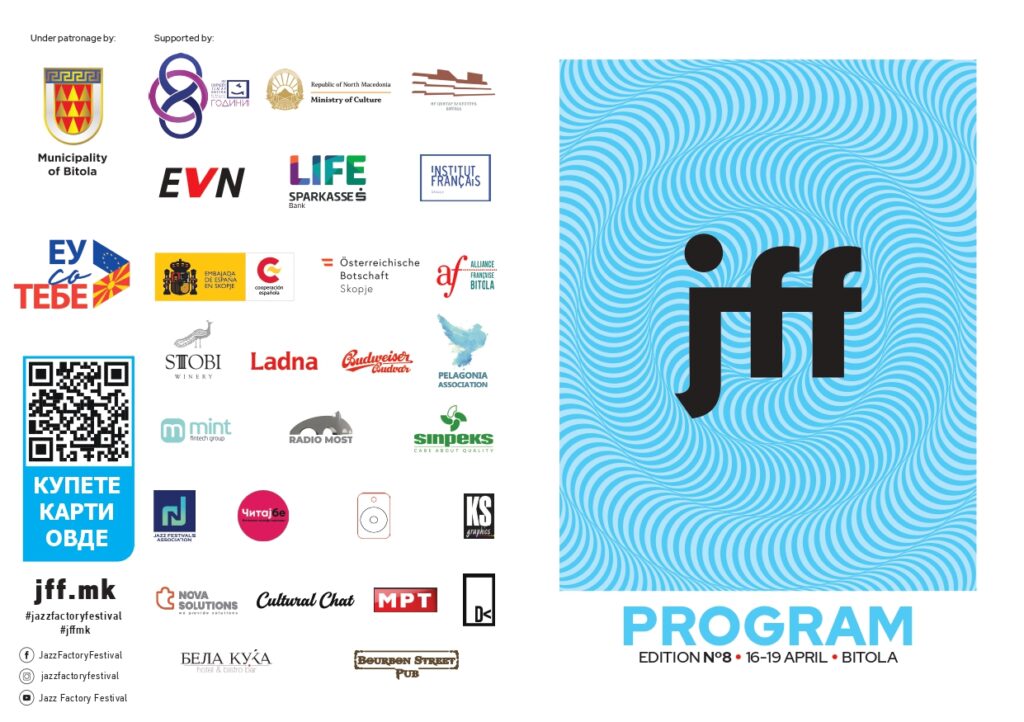 Последни подготовки за 8-от Џез фактори фестивал во Битола 4 Flaer JFF 2025 A5 predavnicki PRINT page 0002