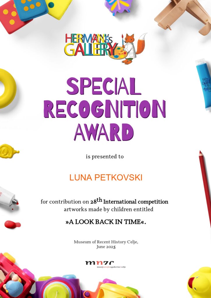 17 награди од Словенија за ДЛС „Свети Кирил и Методиј” Битола од кои три златни медали 8 SPECIAL R. AWARD LUNA PETKOVSKI 1 page 0001