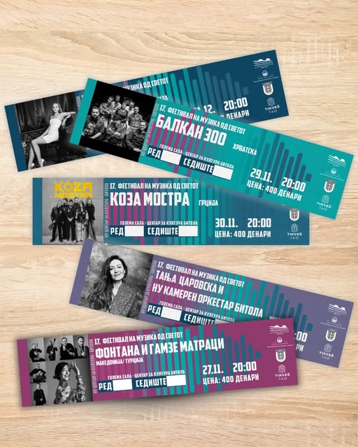 Светска музика, пет вечери, една енергија – 17. издание на Фестивалот на музика од светот во Битола 4 bileti ms