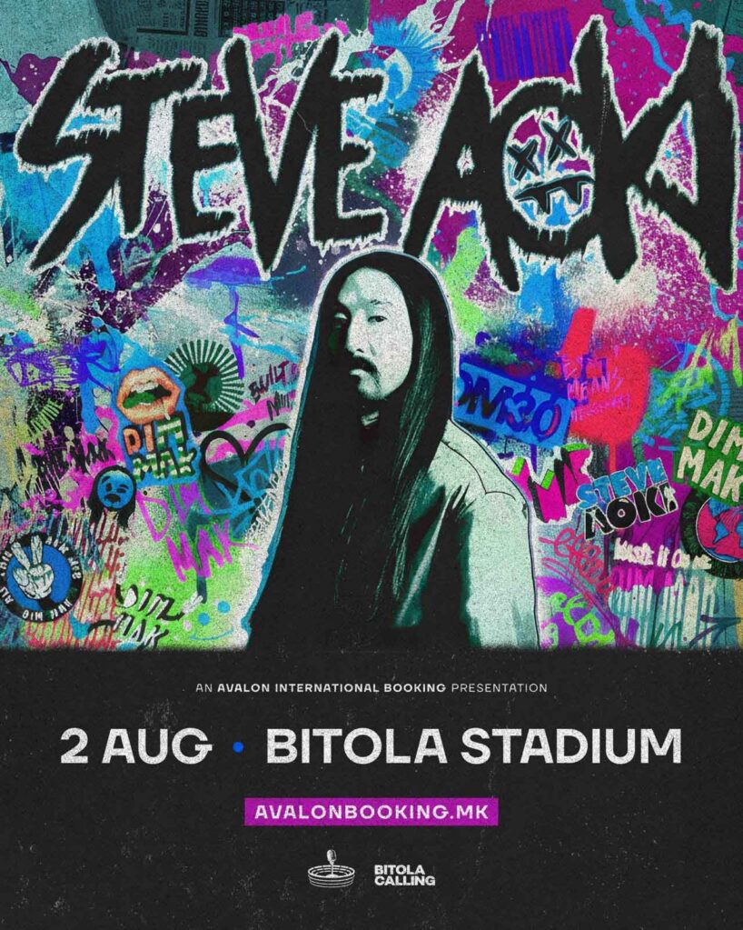 BITOLA CALLING 2026: Steve Aoki премиерно во Битола на 2 август 3 stefe 1