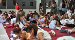 Традицијата живее низ детските цртежи: 75 ученици учествуваа на ликовна работилница во рамките на „Илинденски денови“ 30