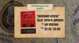 Промоција на книгата „Скопскиот атентат“ од д-р Зоран М. Доревски 27